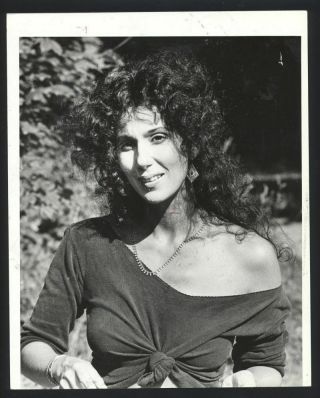 1989 Cher Vintage Photo Goddess Of Pop Auto - Tune