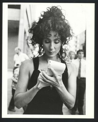 1986 Cher Vintage Photo Goddess Of Pop Auto - Tune