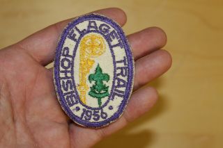 Vintage Bsa Boy Scouts Patch Bishop Flaget Trail 1956