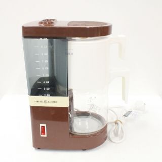 Vintage General Electric Automatic Drip Coffee Machine Model Pd - 10 Brown 311