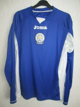 Vintage Leicester City Football Club Shirt Lcfc The Foxes Size Medium Blues