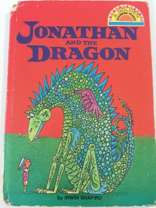 Vtg “jonathan And The Dragon” By Irwin Shapiro,  A Golden Beginning Reader 1969