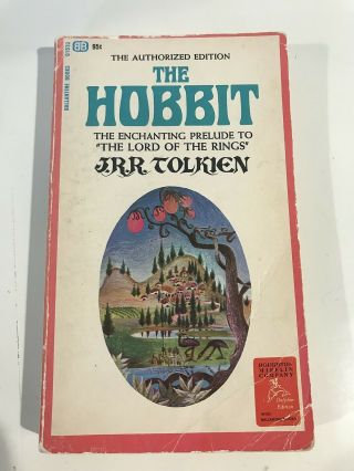 J.  R.  R.  Tolkien: The Hobbit 1971 Ballantine Vintage Paperback Lord Of The Rings