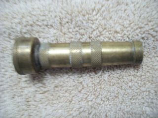 Vintage Old Solid Brass Garden Hose Water Nozzle