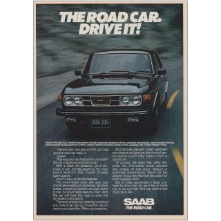 1976 Saab: The Road Car Drive It Vintage Print Ad