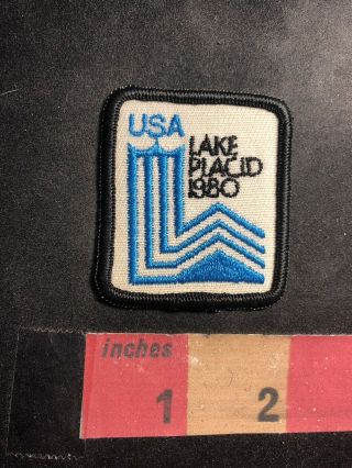 Vtg 1980 Winter Olympics Lake Placid York Patch C94x