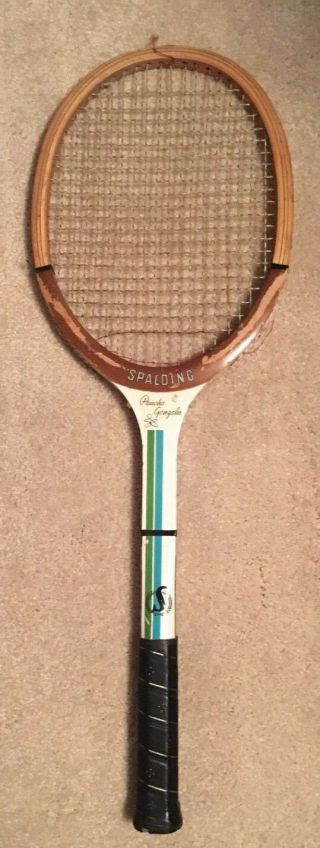 Vintage Spalding Signature Tennis Racquet - Paucho Gonzales 2