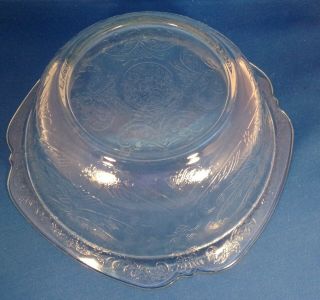 Vintage Federal Madrid Round Serving Bowl Heavy Glass 9.  5 