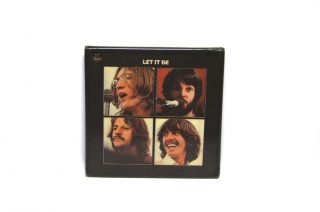 Beatles Let It Be 2.  25 " X 2.  25 " Pinback Vintage Button