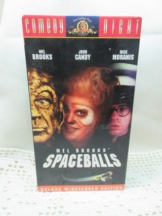 Spaceballs 1987 Vintage Vhs Comedy Mel Brooks John Candy