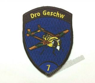 Vtg Schweizer Armee Dro Geschw Div 7 Swiss Army Iron On Embroidered Patch