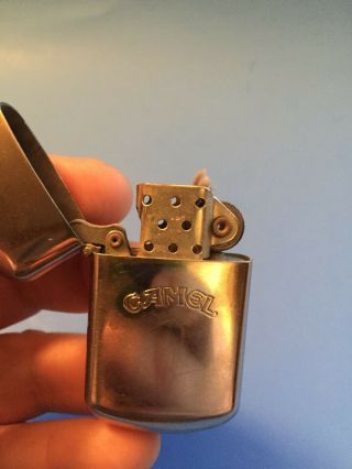 small vintage camel lighter 3