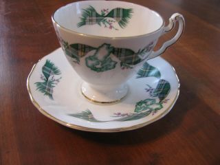 Vintage " Cape Breton Island " Royal Adderley Fine Bone China Teacup & Saucer
