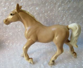 Horse Stallion Vintage Colt / Horse Figurine 4.  5 X 4 " Ceramic Japan