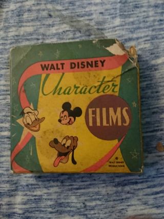 Vintage Walt Disney Character Films 8mm Mickey Mouse Donald Duck And Pluto More