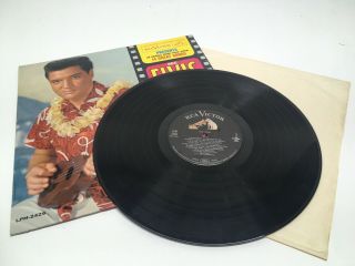 Vtg Classic Elvis Presley Blue Hawaii Lp Album Rca Victor Lpm - 2426