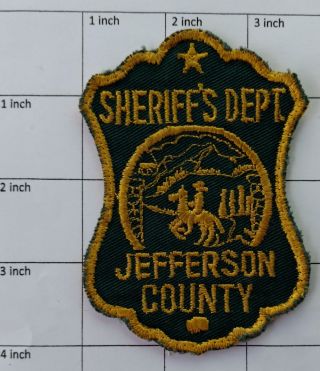 Vintage Jefferson County Sheriff 