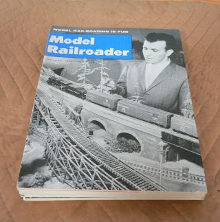 15 Vintage 1962 1963 1968 1975 Model Railroader Magazines