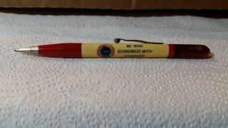 Vintage " Standard Oil Company,  Iso - Vis " Oil Filled Mech Pencil