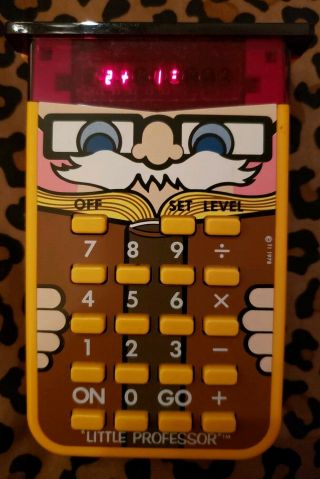 Vintage Texas Instruments " Little Professor " Electronic Calculator Game