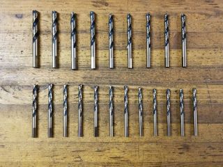 Vintage Machinist Drill Bits • Hss Metal Precision Drilling Milling Tools ☆usa