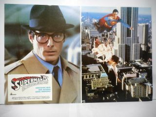 Superman Iv,  Christopher Reeve Vintage Lobby Card