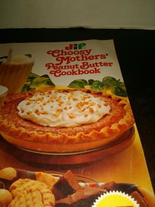 Vintage 1979 Jif Choosy Mothers ' Peanut Butter Cook Book Procter and Gamble Co. 4