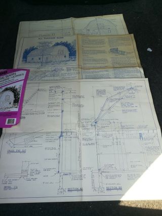 Vintage National Plan Service Ucando DIY Blueprints All Purpose Barn 5