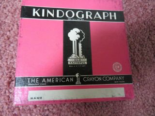 Vintage,  Kindograph,  The American Crayon Company,  No.  934,  Multi Color Crayons 3