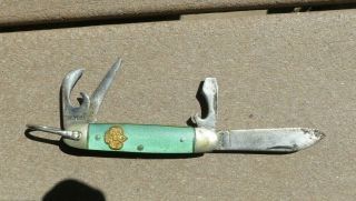 Vintage Gsa Girl Scouts Of America Multi - Tool Pocket Utility Knife Kutmaster