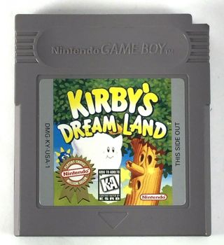 (g650) Rare & Authentic Vintage Nintendo Game Boy Gb Kirby 