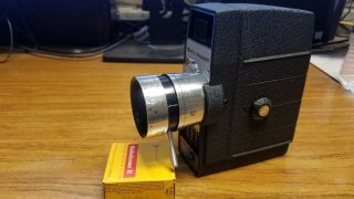 Vintage Bell & Howell 8mm Model 310F Movie Camera W/ Film. 2