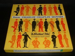 Lqqk Vintage Regular 8mm Blackhawk Films,  Charlie Chaplin,  One A.  M.