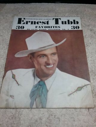 Vintage 1941 Ernest Tubb Favorites Deluxe Radio Souvenir Songbook 4