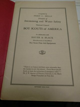 Vintage - 1928 - How to Run an Inter - Troop Boy Scout First Aid Demonstration - 4