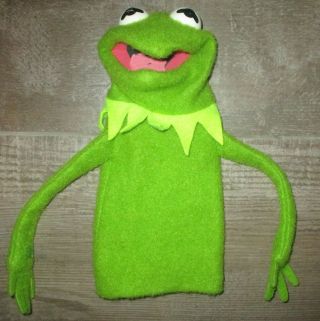 Vintage Fisher Price Kermit The Frog Hand Puppet 860 Jim Henson 1978