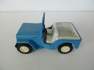 Vintage Tonka Toy Pressed Steel Jeep 4