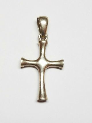 Vintage 925 Sterling Silver Cross Pendant