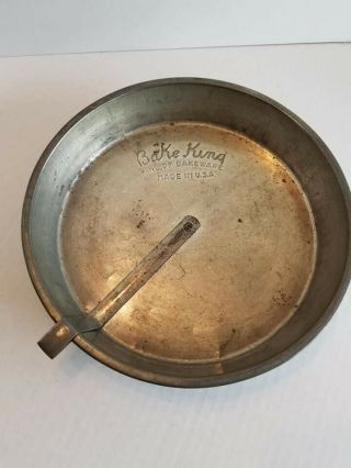 Vintage Bake King Round Cake Pan With Slider Release Arm,  8.  5 " Diameter