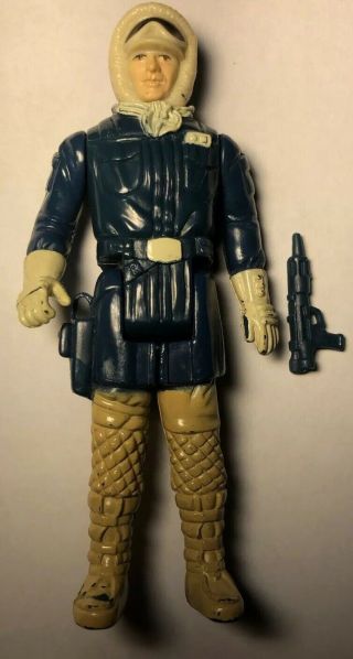 Vintage Star Wars Han Solo Hoth Outfit 1980 Complete Authentic Kenner Blaster
