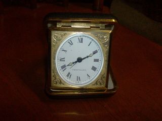 Vintage Westclox Fold - Up Travel Alarm Clock