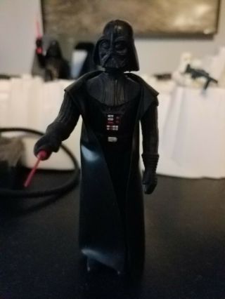 Vintage Star Wars Darth Vader 3.  75 " Action Figure With Lightsaber