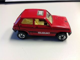 Vintage Hot Wheels Red Suzuki Car 1982