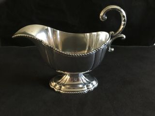 Vintage English Plated Gravy Or Sauce Pitcher