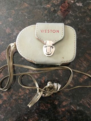 Vintage Weston Master V Light Meter with Invercone and cases 3