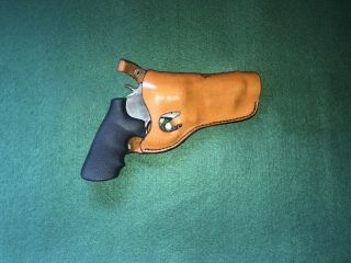 Vintage Leather Shoulder Holster For Smith & Wesson K - Frame Model 10,  17,  64,  66