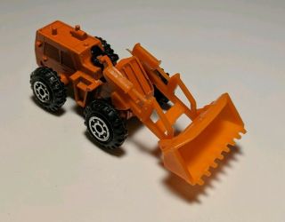 Vintage Zylmex Zee Toys Mini Macks Front Loader Orange Construction P308 Diecast