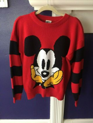 Vintage Disney Mickey Mouse Sweater,  Women 