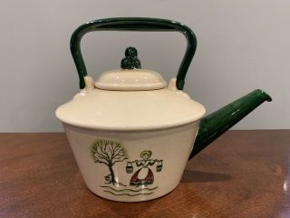 Vintage Metlox Poppytrail Homestead Provincial Tea Pot Teapot Made In California