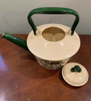 Vintage Metlox Poppytrail Homestead Provincial Tea Pot Teapot Made in California 5